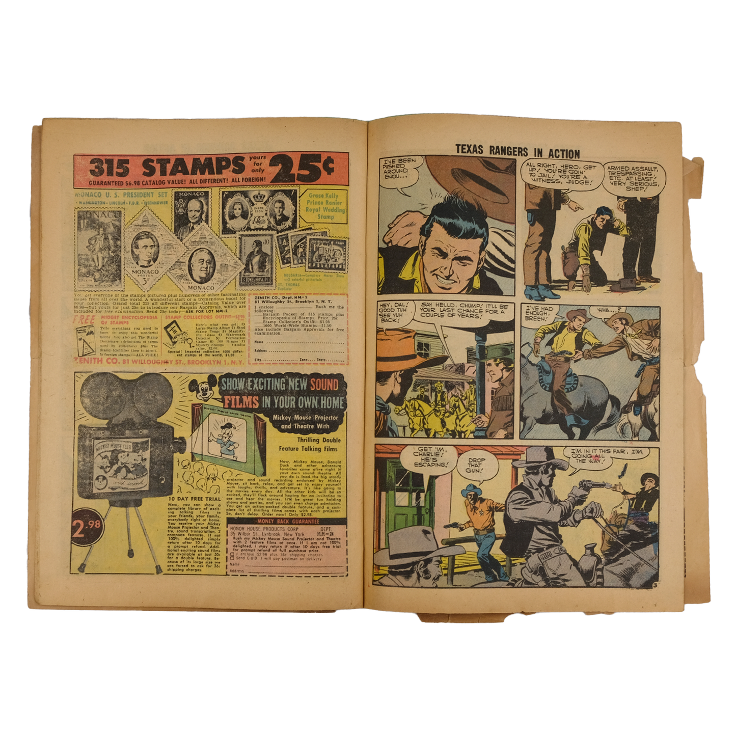 Texas Rangers Comic