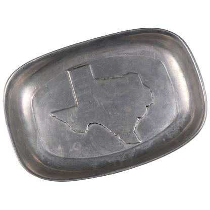 Texas State Metal Trinket Dish