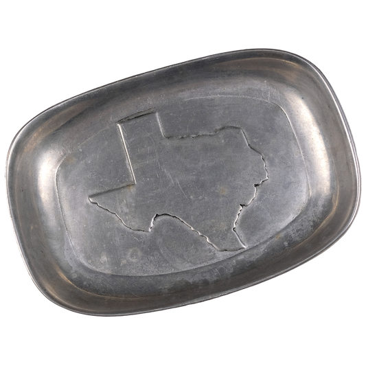 Texas State Metal Trinket Dish