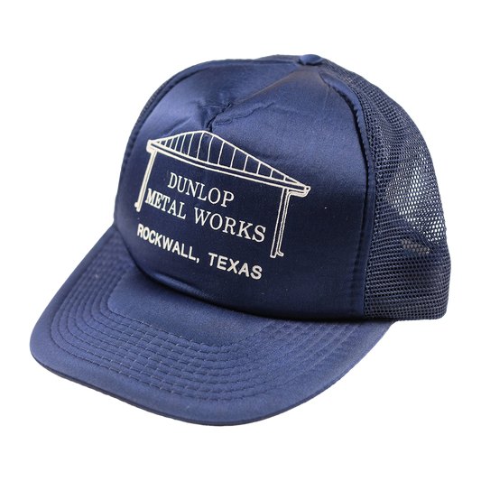 Vintage Dunlop Metal Works Trucker Cap