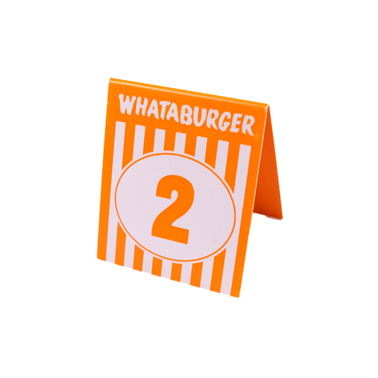 Whataburger Table Tent #2