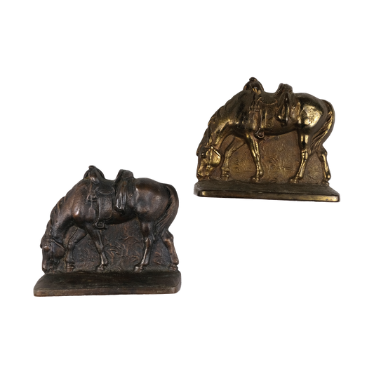 Grazing Horses Bookends - Set of 2