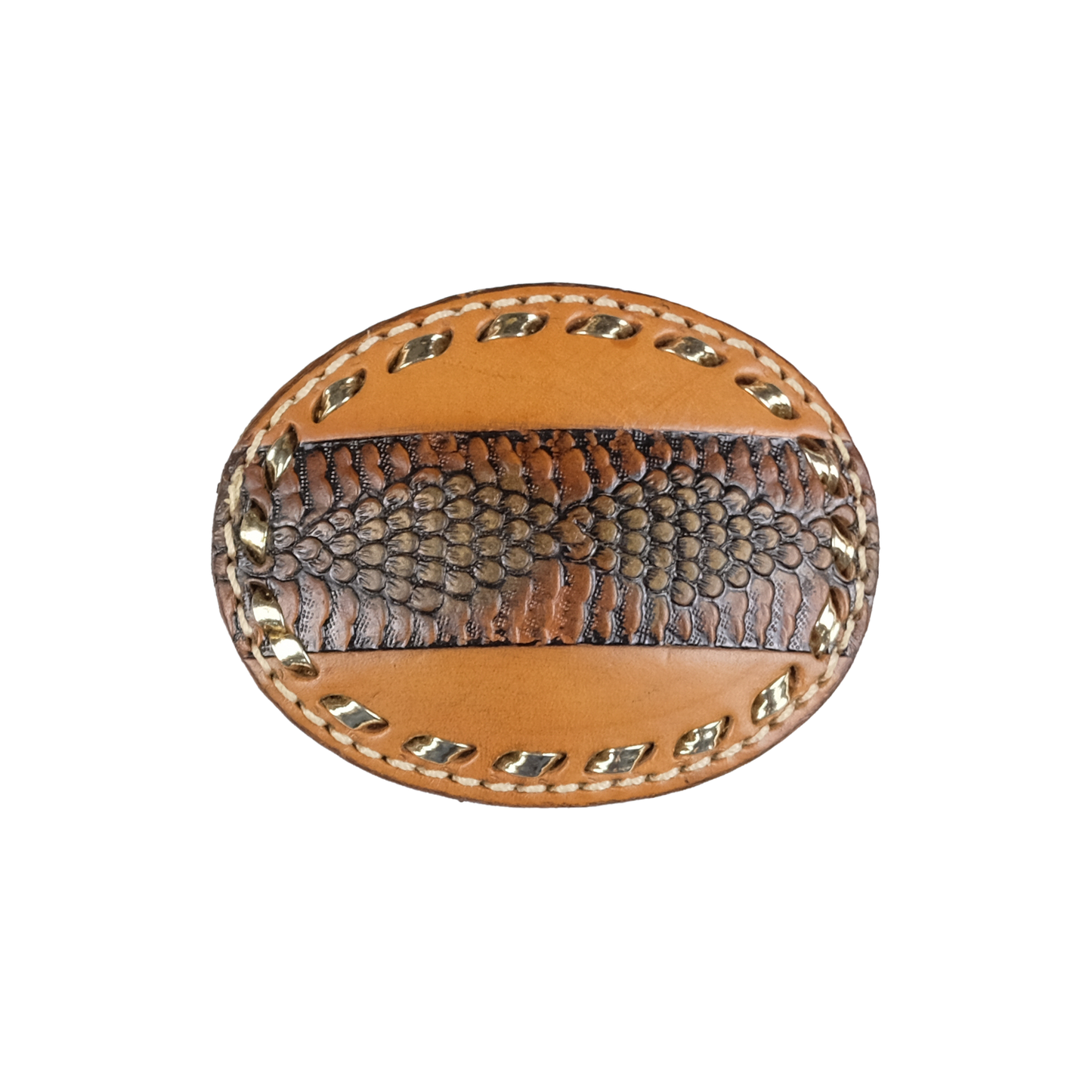 Leather Western Belt Buckle