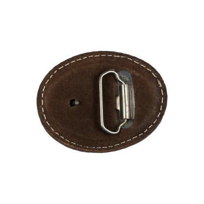 Leather Western Belt Buckle