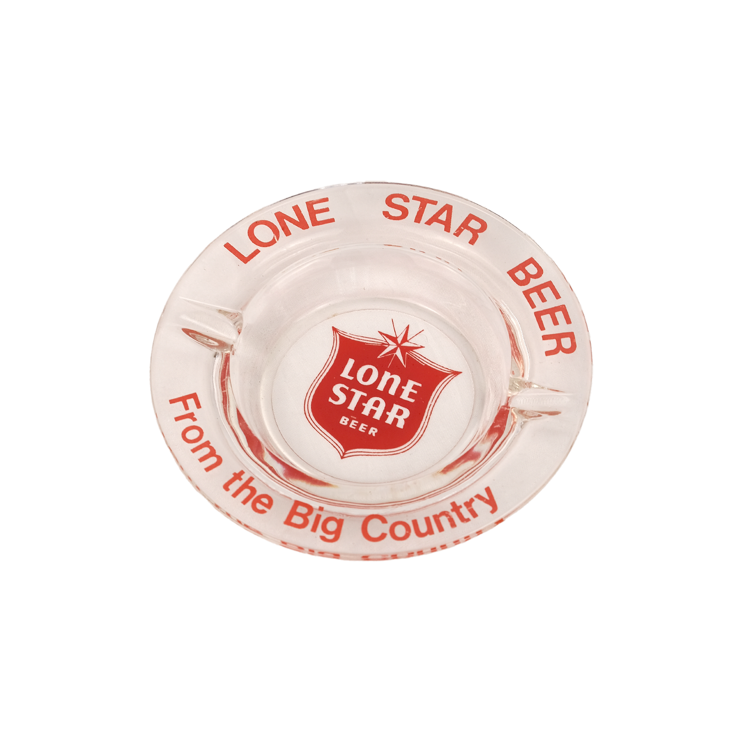 Lone Star Beer Glass Ashtray