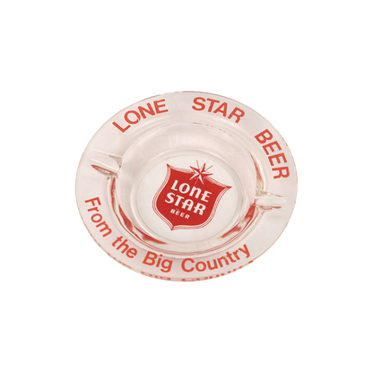 Lone Star Beer Glass Ashtray