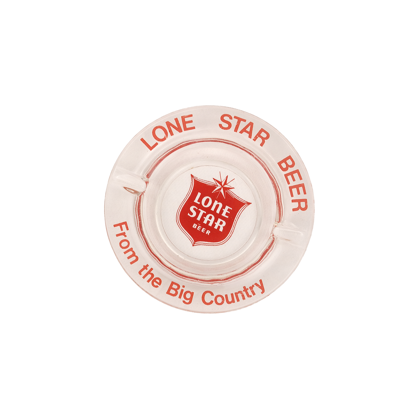 Lone Star Beer Glass Ashtray