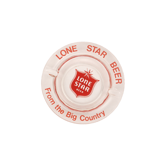 Lone Star Beer Glass Ashtray