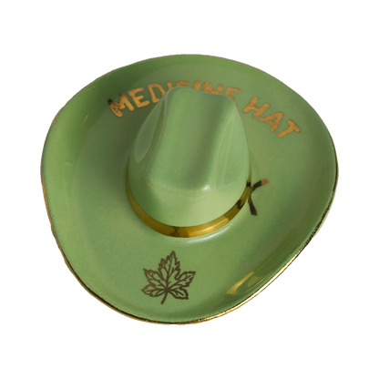 Medicine Hat Ceramic Ashtray