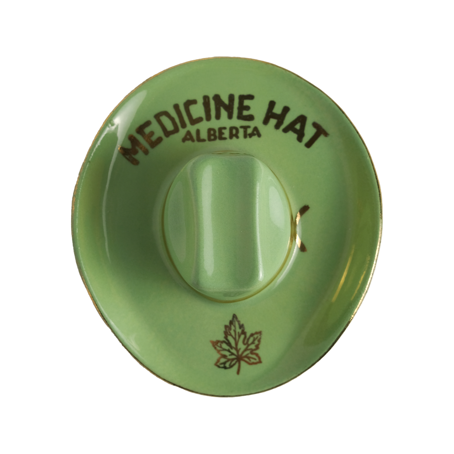 Medicine Hat Ceramic Ashtray