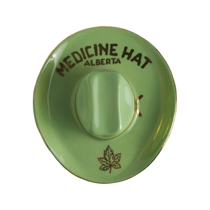 Medicine Hat Ceramic Ashtray