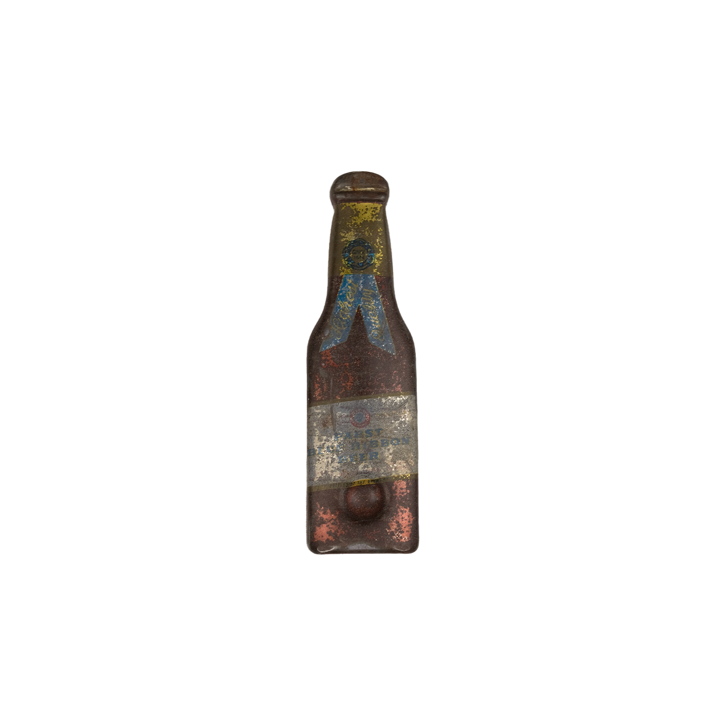 1940s Pabst Blue Ribbon Steel Bottle Opener