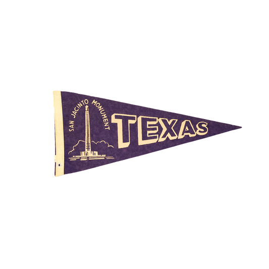 Purple Texas Pennant